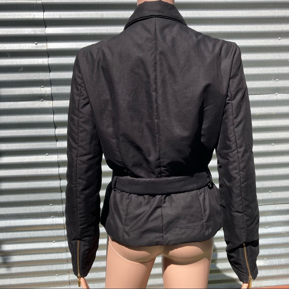 La Perla Studio Fabric Biker Jacket with Belt - Picture 6 of 16